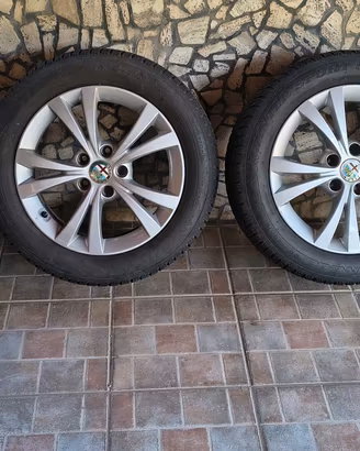 4 cerchi in lega gommati neve Alfa Romeo Giulietta