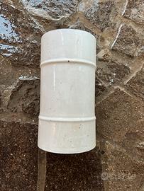 Tubo stufa bianco Ø13 cm – lunghezza 30 cm