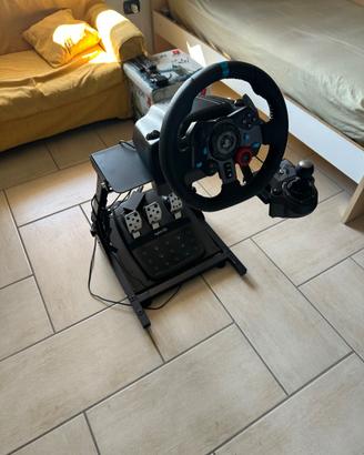 Logitech G29 + Cambio Shifter + Stand + Scatola