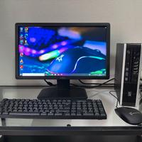 POSTAZIONE COMPLETA  COMPLETA PC + MONITOR WINDOWS