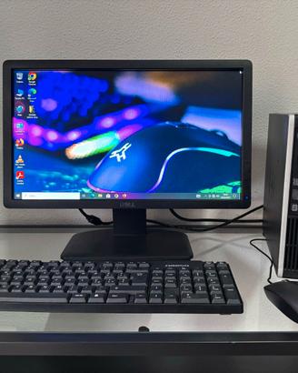 POSTAZIONE COMPLETA  COMPLETA PC + MONITOR WINDOWS