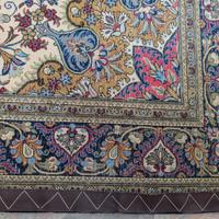 Tappeto Orientale Qum Kork Annodato a Mano