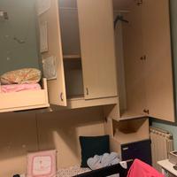 Camera per bambini con letto a soppalco