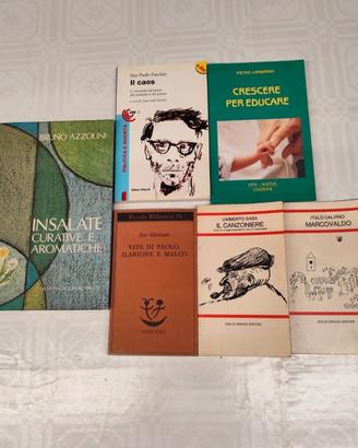 stock di libri un misto varie tipologie 