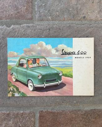 Vespa 400 Acma dépliant