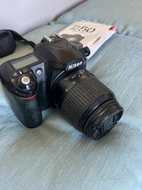 Completo nikon d50 obiettivi zaino