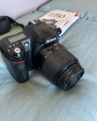 Completo nikon d50 obiettivi zaino