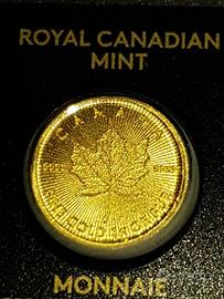 Moneta Maple leaf 1g Canada