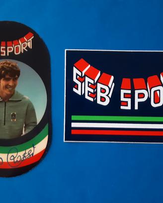 Adesivi stickers PAOLO ROSSI e Seb Sport anni '80