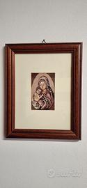 Quadro Madonna con Bambino