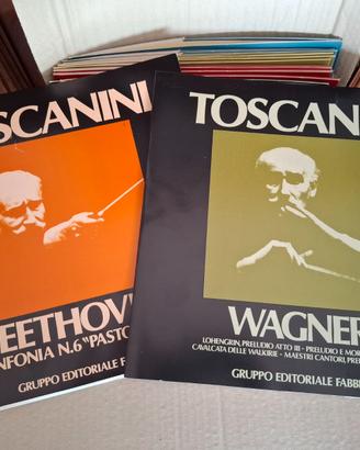 Raccolta di dischi di musica classica "TOSCANINI"