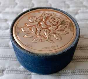 Scatola Portagioie Argento 925 & Velluto Blu