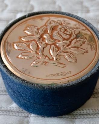 Scatola Portagioie Argento 925 & Velluto Blu