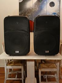 Coppia casse attive Italian Stage 400 watt