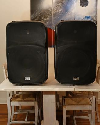 Coppia casse attive Italian Stage 400 watt