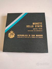 serie completa San Marino 1976 FDC con argento