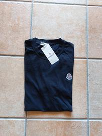 Moncler T-shirt  maglia nuova con cartellino  nera