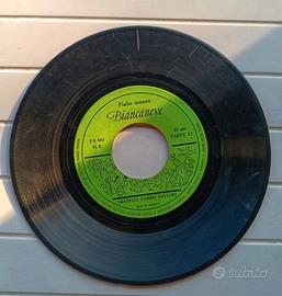 45 giri fiabe sonore Biancaneve vintage 