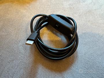 Cavo usb usbc con interruttore