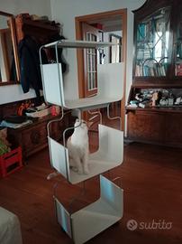 Libreria design Ovvio metallo bianco 