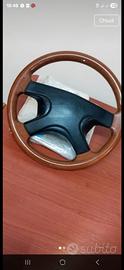 Volante sportline vintage in radica 38 cm diametro