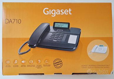 Telefono Fisso Gigaset DA710 Nero -  Mai Usato