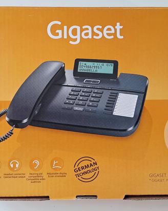 Telefono Fisso Gigaset DA710 Nero -  Mai Usato