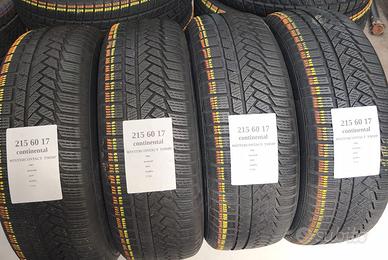 4 GOMME 215 60 17 CONTINENTAL INVERNALE RIF.ET006