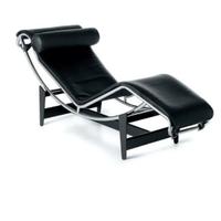 Chaise Longue  Cassina  Le Corbusier pelle nera