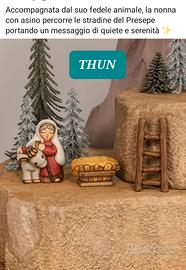 THUN ,NONNA con ASINO e SET SCALA  e MANGIATOIA 