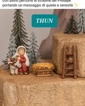 THUN ,NONNA con ASINO e SET SCALA  e MANGIATOIA 