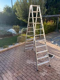 Scala a pioli in alluminio h.270 cm