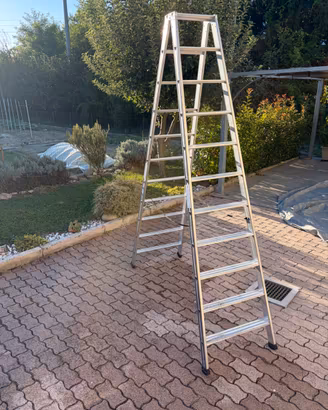 Scala a pioli in alluminio h.270 cm