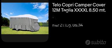 Telo copricamper