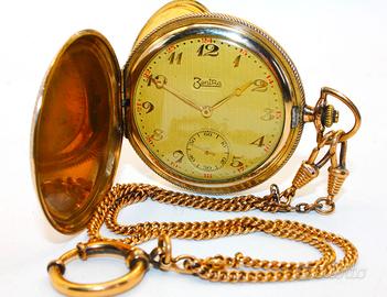 Savonette "Zentra" Gold Double anni 30 con catena