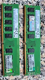 SAMSUNG 8 GB DDR4 2400 ECC UDIMM RAM 1Rx8 M391A1K4