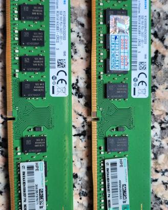 SAMSUNG 8 GB DDR4 2400 ECC UDIMM RAM 1Rx8 M391A1K4