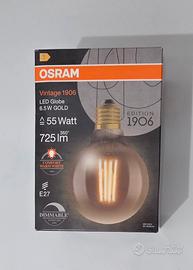 Lampadina OSRAM 2400K dimmerabilecon vetro ambrato