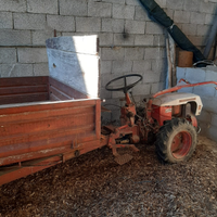 Motocoltivatore Carrarino con rimorchio