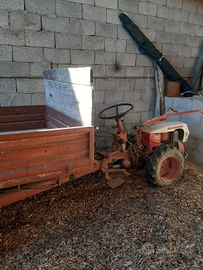 Motocoltivatore Carrarino con rimorchio