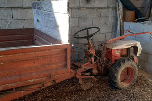 Motocoltivatore Carrarino con rimorchio