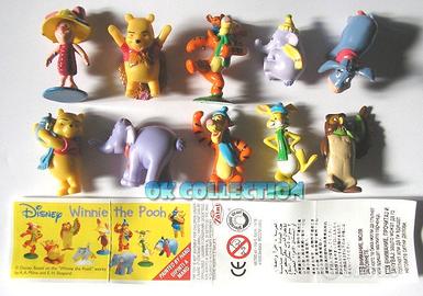 SERIE COMPLETA n° 10 SORPRESINE ZAINI WINNIE POOH