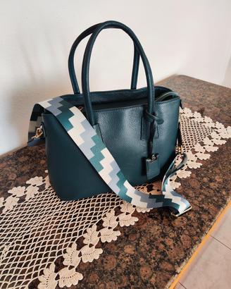 borsa artigianale in vera pelle 