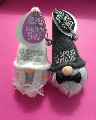 Gnomi in coppia Sposi peluches 