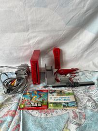 Nintendo Wii Rossa - Edizione Limitata + Giochi