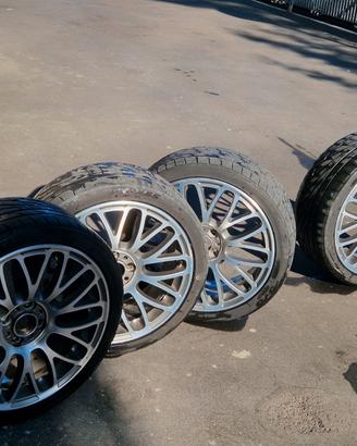 4 cerchi+gomme 17" 4 fori gruppo Fiat
