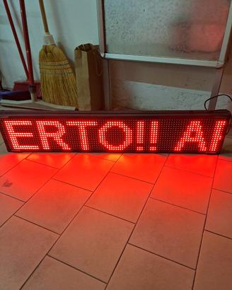 insegna luminosa a led