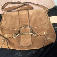 Borsa originale Borbonese pelle e inserti tapiro