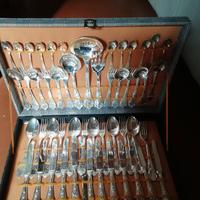 Servizio posate placate argento 800