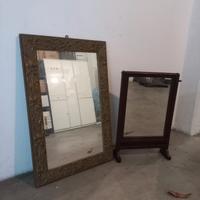 Specchio con cornice + specchio basculante